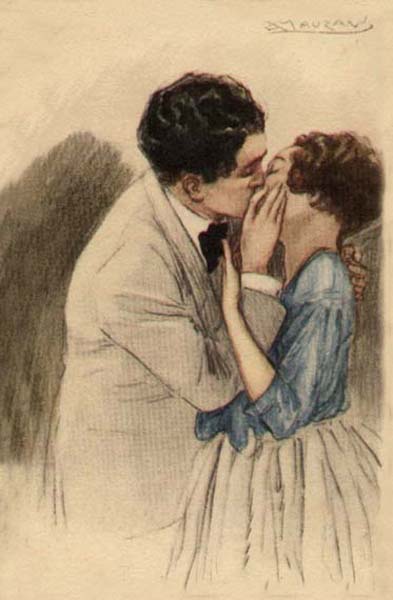 Passionate Kiss by Achille Mauzan